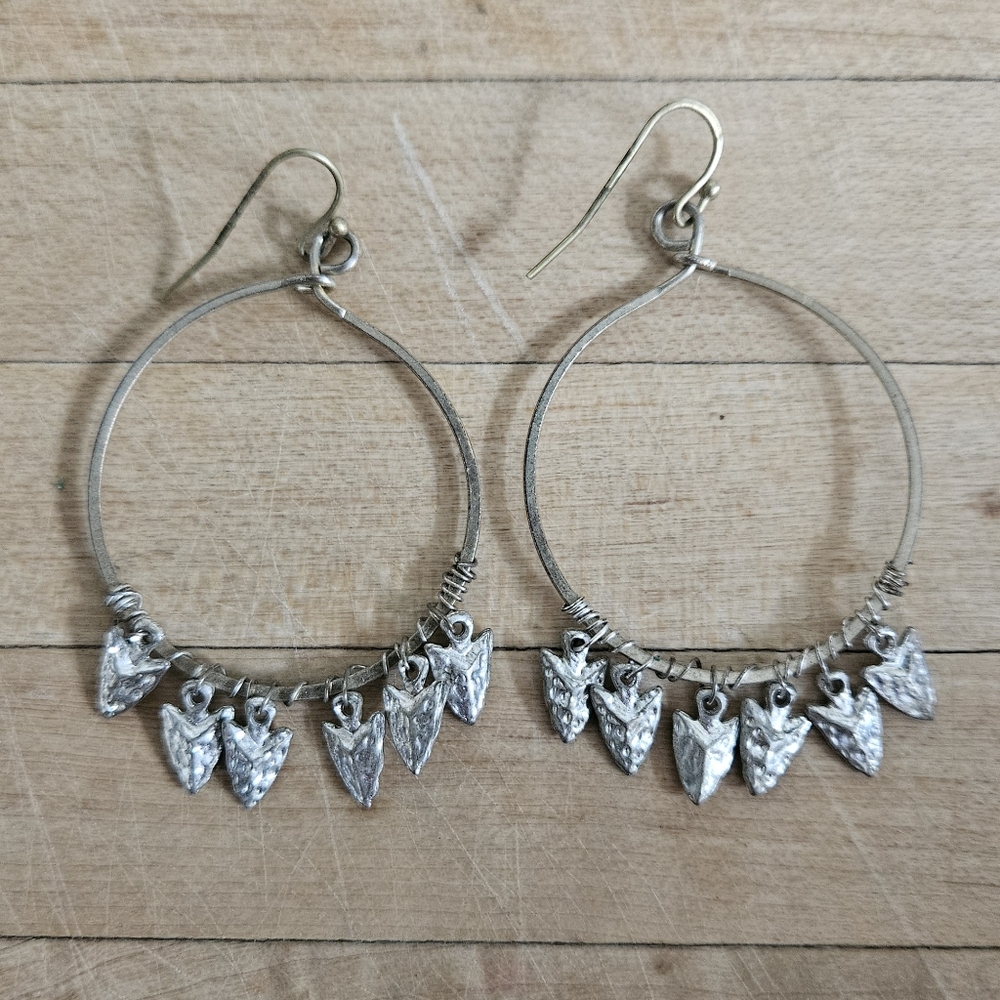 Silver Arrow Earrings